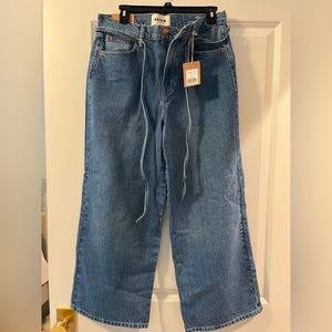 Boden High Rise Slouch Wide Leg Jeans Size 29